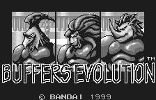 Buffers Evolution title screen for WonderSwan